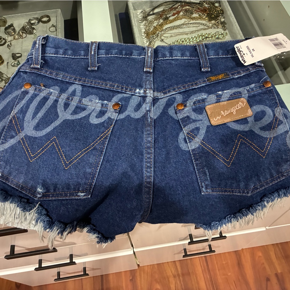 Wrangler Lil Nas X Blue Denim Jeans with Distressed Details